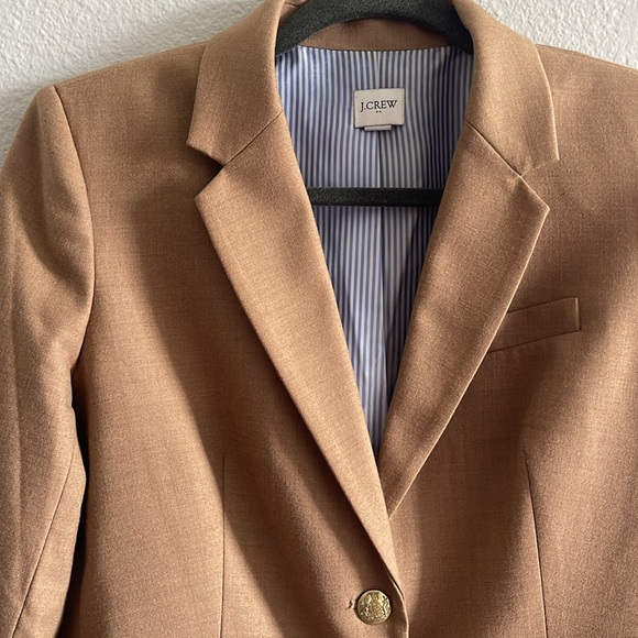 J.Crew Factory Camel Wool Blaze - Picture 5 of 13
